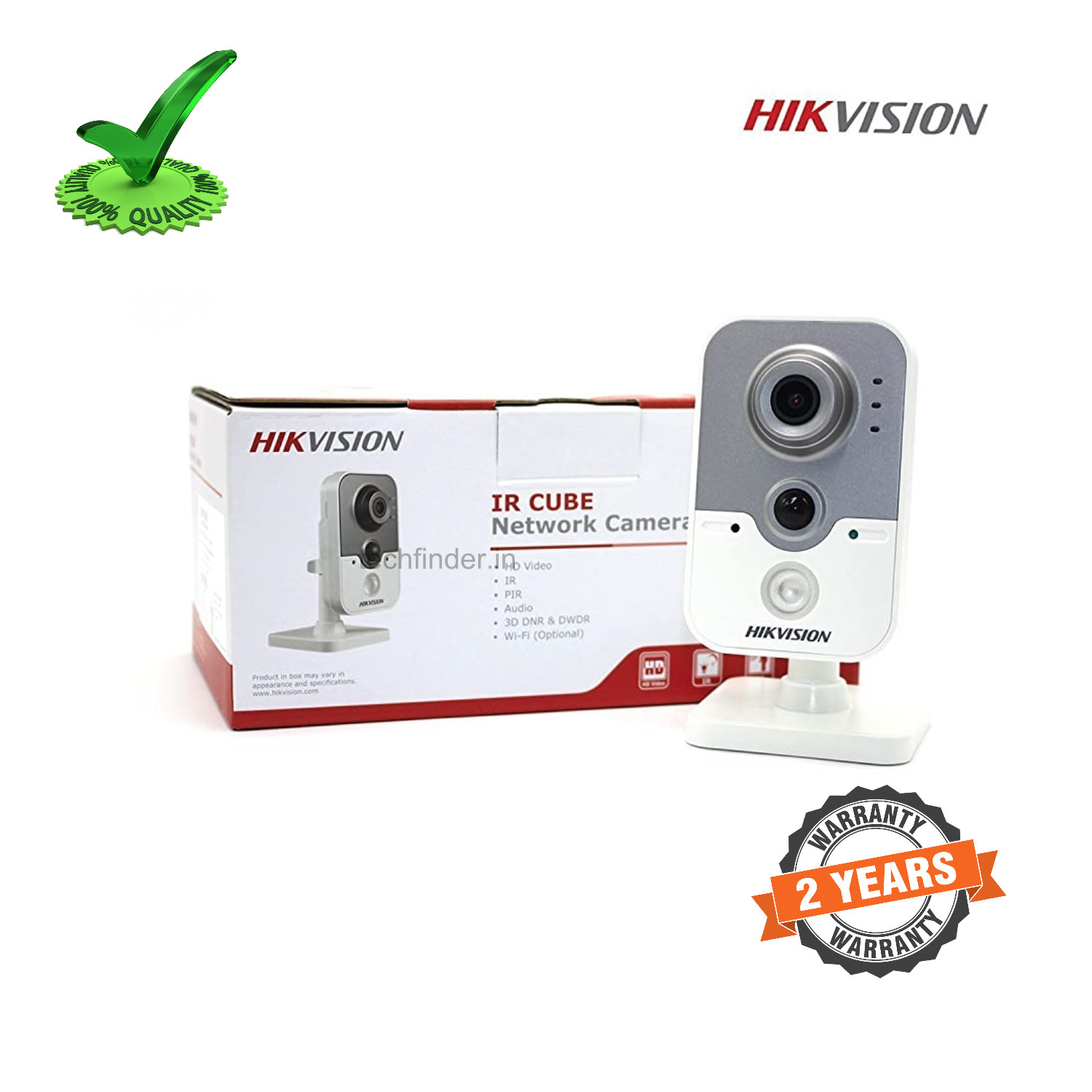 Hikvision DS-2CD242PF-I(W) 2mp Wi-Fi Alarm Pro Cube Ir Camera