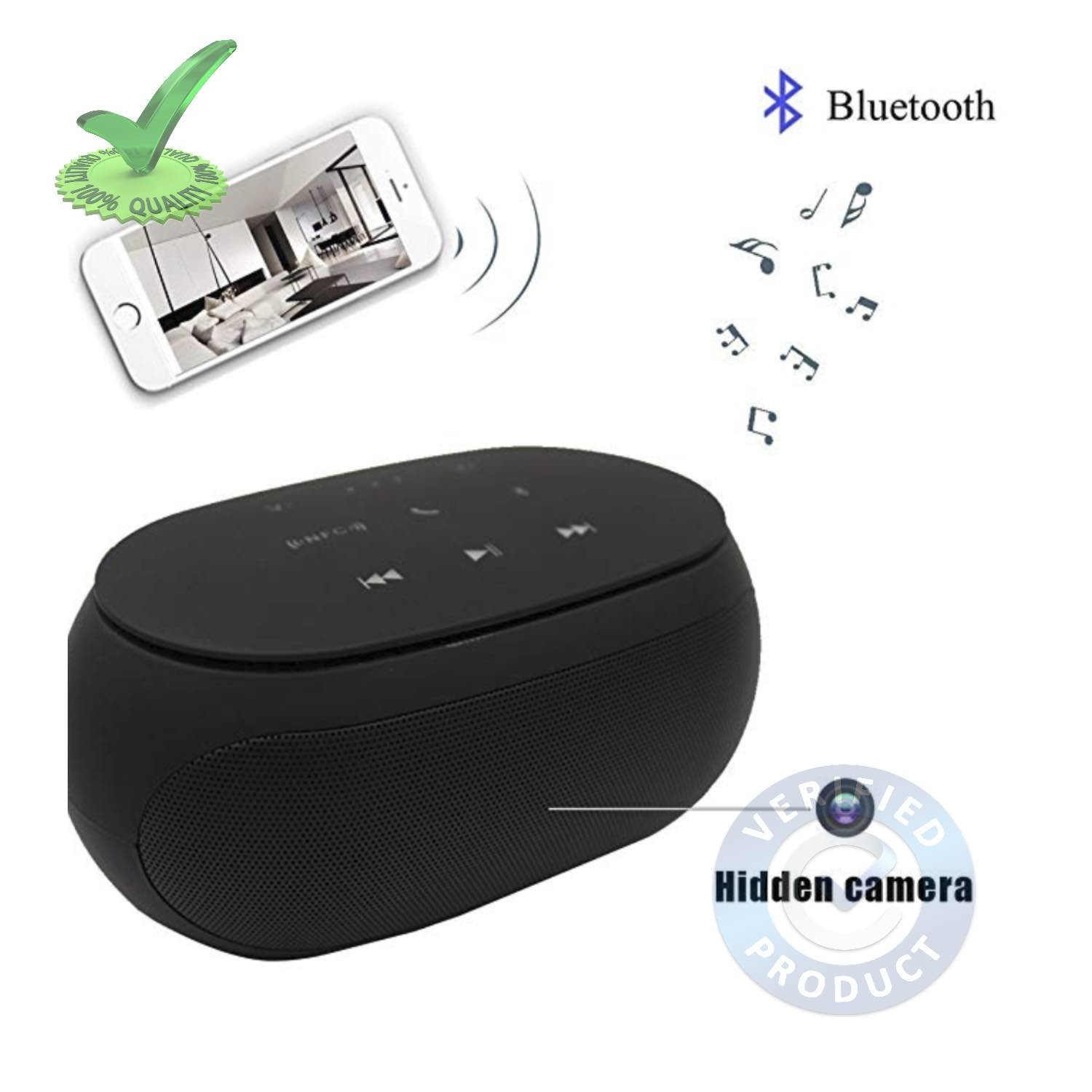 4k WiFi Spy Hidden Camera with Recorder in Bluetooth Speaker