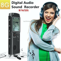 8GB Digital Audio Voice Recorder